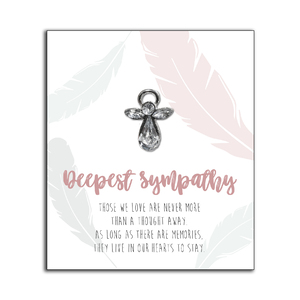 Always With You Angel, SYMPATHY, Lapel Pin, Hat Pin