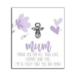 Always With You Angel, MUM, Lapel Pin, Hat Pin