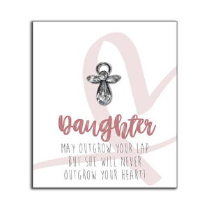 Always With You Angel, DAUGHTER, Lapel Pin, Hat Pin
