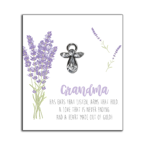 Always With You Angel, GRANDMA, Lapel Pin, Hat Pin