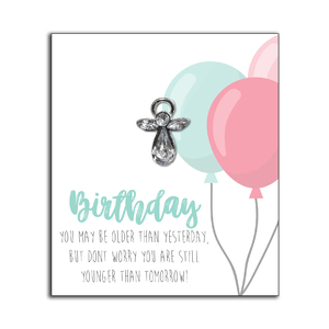Always With You Angel, BIRTHDAY, Lapel Pin, Hat Pin