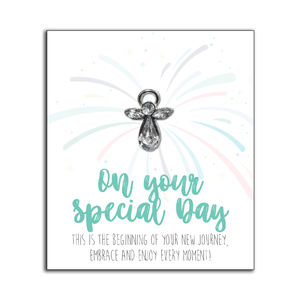 Always With You Angel, ON YOUR SPECIAL DAY, Lapel Pin, Hat Pin