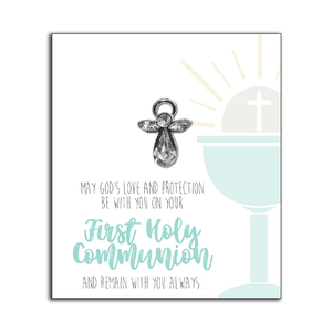 Always With You Angel, FIRST HOLY COMMUNION, Lapel Pin, Hat Pin