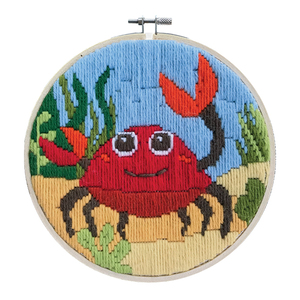 SEA JIVE Long Stitch Kit By Ladybird 15.2cm Round