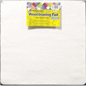 Matilda&#39;s Own 100% Wool Ironing Pad, 50cm x 50cm x 13mm