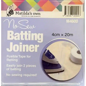 Matilda's Own No Sew Batting Joiner 4cm x 20m, M4600