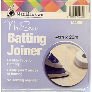 Matilda's Own No Sew Batting Joiner 4cm x 20m, M4600