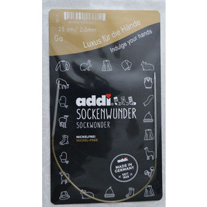 Addi SockenWunder Circular Needle 25cm x 2.00mm 45/70 Length Sock Wonder Basic