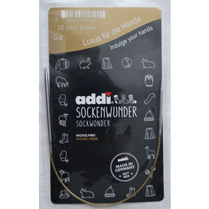 Addi SockenWunder Circular Needle 25cm x 3.00mm 45/70 Length Sock Wonder Basic