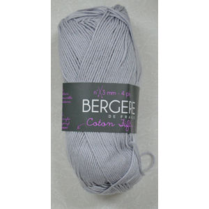 Bergere Yarn, Coton Fifty, 50/50 Cotton / Acrylic, 50g Ball 140m, Perle