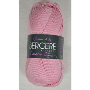 Bergere Yarn, Coton Fifty, 50/50 Cotton / Acrylic, 50g Ball 140m, Berlingot