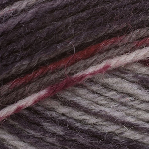 Bergere Goomy 50 Yarn, 75% Wool 25% Polyamide, 50g Ball, Imprim Prune