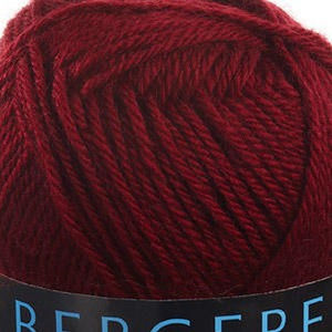 Bergere Ideal Yarn, 40% Combed Wool, 30% Acrylic/Polyamide, 50g Ball, Brouilly
