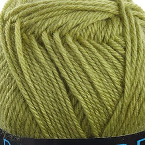 Bergere Ideal Yarn, 40% Combed Wool, 30% Acrylic/Polyamide, 50g Ball, Olivine