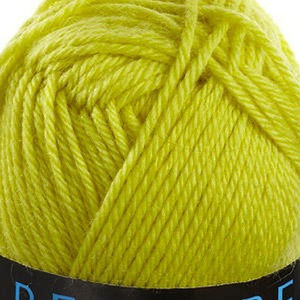 Bergere Ideal Yarn, 40% Combed Wool, 30% Acrylic/Polyamide, 50g Ball, Citronnier
