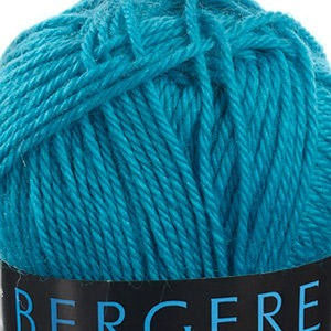 Bergere Ideal Yarn, 40% Combed Wool, 30% Acrylic/Polyamide, 50g Ball, Calanque