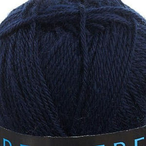 Bergere Ideal Yarn, 40% Combed Wool, 30% Acrylic/Polyamide, 50g Ball, Marin