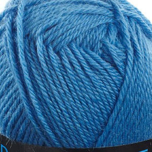 Bergere Ideal Yarn, 40% Combed Wool, 30% Acrylic/Polyamide, 50g Ball, Myosotis Blue