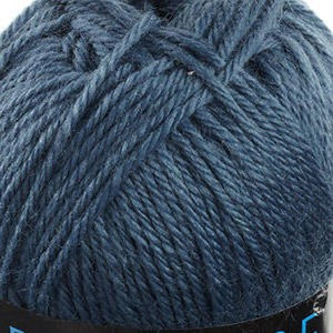 Bergere Ideal Yarn, 40% Combed Wool, 30% Acrylic/Polyamide, 50g Ball, Persan (Blue)