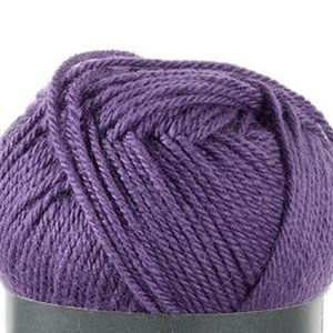 Bergere Ideal Yarn, 40% Combed Wool, 30% Acrylic/Polyamide, 50g Ball, Purple