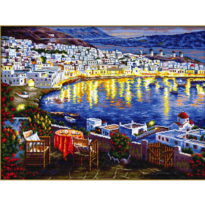 No Count Cross Stitch Kit NIGHT WATCHING 55 x 41cm