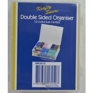 Krafty Savers Double Sided Organiser, 16 Cavity