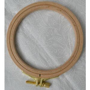 Nurge Embroidery Hoop, No. 1, 4 "/ 100mm Diameter, Wooden Screwed 8mm, Beechwood