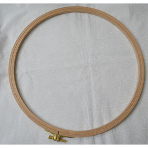 Nurge Embroidery Hoop, Wooden Screwed 8mm, Beechwood No 7, 11" / 280mm