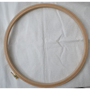 Nurge Embroidery Hoop, Wooden Screwed 16mm, Beechwood, No. 8, 12" / 310mm