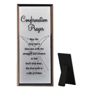 Confirmation Mirror Plaque, 80 x 180mm Standing