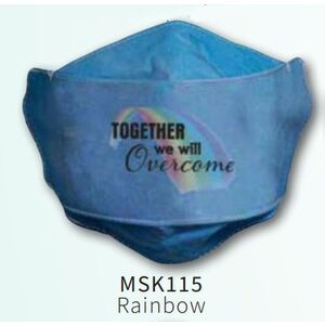 Face MASK, Rainbow - Together We Will Overcome