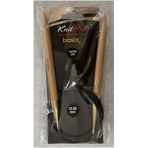 Knitpro 120cm Basix Birch Fixed Circular Knitting Needle 10.00mm