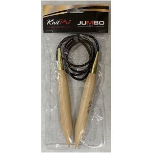 Knitpro 120cm Basix Birch Fixed Circular Knitting Needle 20.00mm