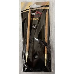 Knitpro 150cm Basix Birch Fixed Circular Knitting Needle 6.50mm