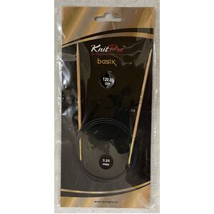 Knitpro 120cm Basix Birch Fixed Circular Knitting Needle 3.25mm