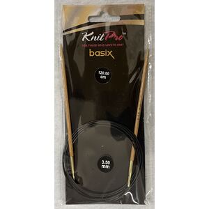 Knitpro 120cm Basix Birch Fixed Circular Knitting Needle 3.50mm