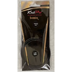 Knitpro 150cm Basix Birch Fixed Circular Knitting Needle 3.50mm