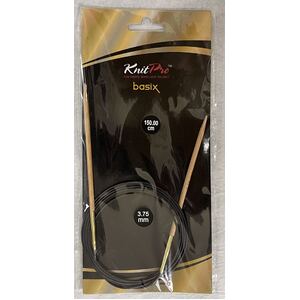 Knitpro 150cm Basix Birch Fixed Circular Knitting Needle 3.75mm