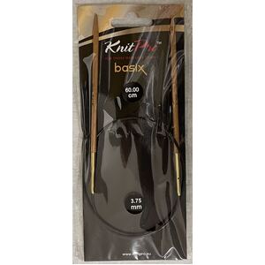 Knitpro 60cm Basix Birch Fixed Circular Knitting Needle 3.75mm