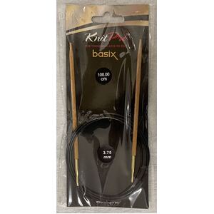 Knitpro 100cm Basix Birch Fixed Circular Knitting Needle 3.75mm