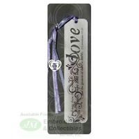 Metal, Simply Blest Bookmarks, 140 X 30mm, Spiritual Harvest, LOVE