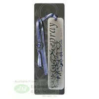 Metal, Simply Blest Bookmarks, 140 X 30mm, Spiritual Harvest, PRAY