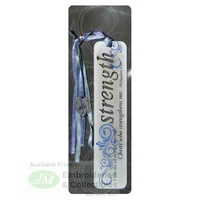 Metal, Simply Blest Bookmarks, 140 X 30mm, Spiritual Harvest, STRENGTH