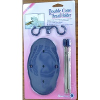 Double Cone Thread Holder Adapts Large Size Cones For Standard Sewing Machines