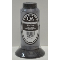 QA Woolly Nylon Thread 1500m, GREY, 100% Nylon Stretch Overlocking Thread