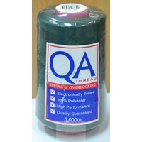 QA Overlocker & Sewing Thread 5000m, BOTTLE, 100% Polyester DISCONTINUED COLOUR