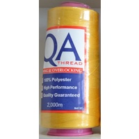 Hemline (QA) Overlocker &amp; Sewing Thread 2000m, SPORTS GOLD, 100% Polyester