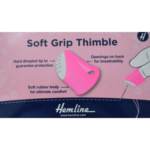 Soft Grip Thimble, Hard Dimpled Tip, Soft Rubber Body