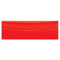 Uni-Trim Knitted FLURO ORANGE 25mm Bias Binding FULL 30 Metre Roll