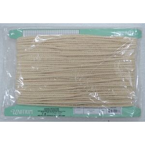 Uni-Trim Hood Cord, NATURAL Per 50 Metre Card